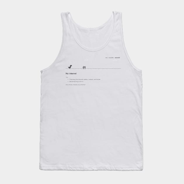 No Wifi Tank Top by Gemini Chronicles